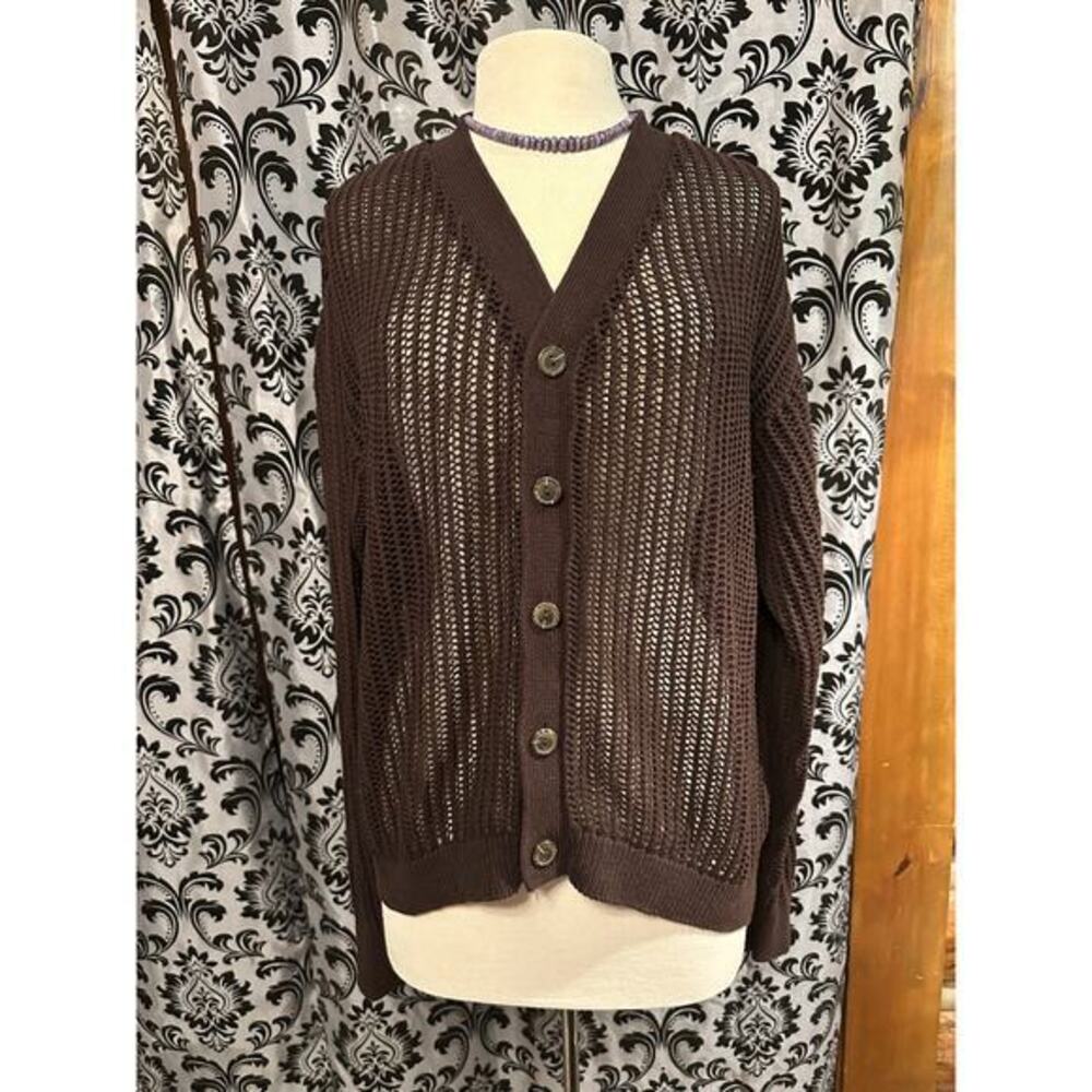 Brown BDG Urban Outfitters Knit Button Up Sweater Cardigan